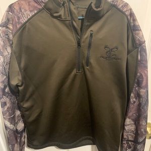 True-timber camo pull over fleece